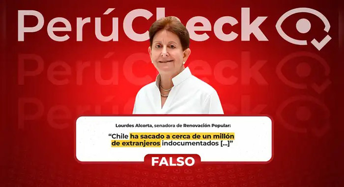 ¿Chile ha expulsado cerca de un millón de extranjeros, como afirmó Lourdes Alcorta?